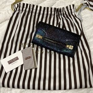 Henri Bendel Carlyle Oil-slick Wallet